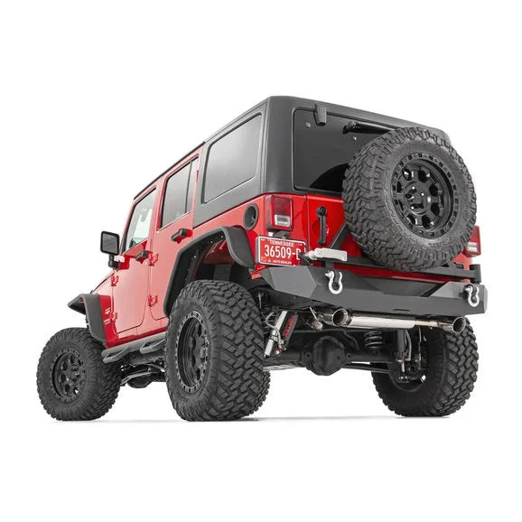 Load image into Gallery viewer, Rough Country 10532 Rear Tubular Fender Flares for 07-18 Jeep Wrangler JK
