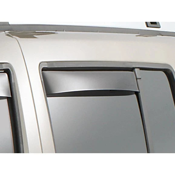 WeatherTech 81414 Rear Side Window Deflector Set in Dark Smoke for 06-10 Jeep Commander XK