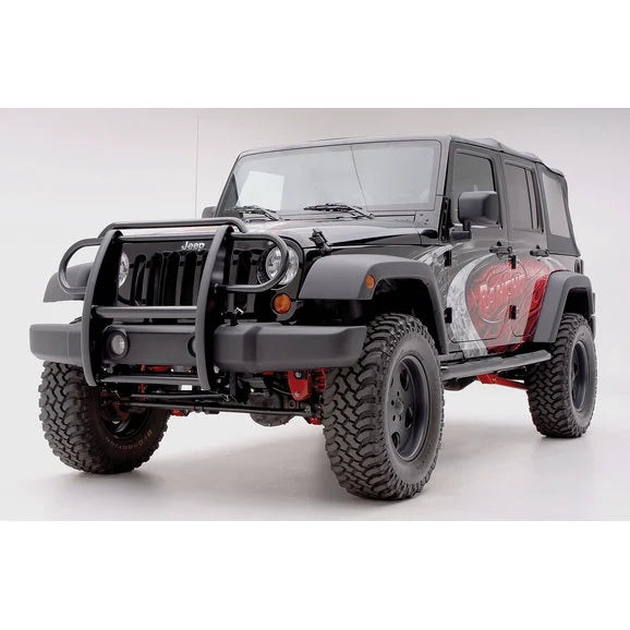 Load image into Gallery viewer, Aries 1050 Grill Guard in Black for 07-18 Jeep Wrangler JK
