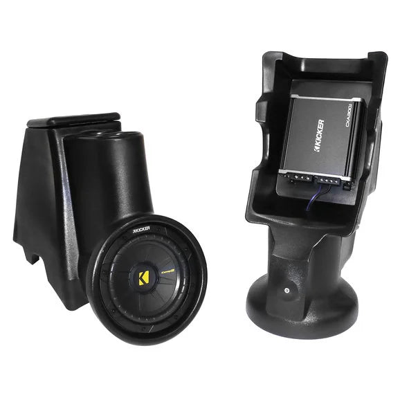 Select Increments 21576K Intra-Pod Console with Kicker Sub Woofer for 76-95 Jeep CJ-7, CJ-8 Scrambler & Wrangler YJ