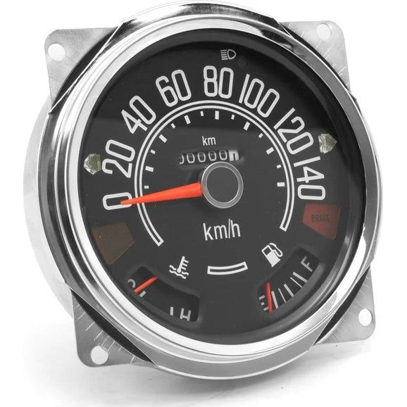 OMIX 17205.03 Speedometer Cluster (0-140 KPH) for 80-86 Jeep CJ-5, CJ-7 & CJ-8 Scrambler