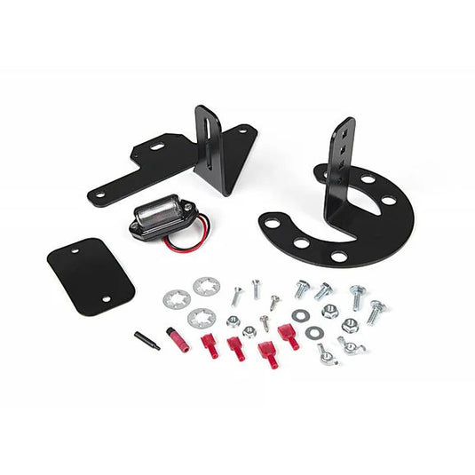 JKS Manufacturing JKS8211 Spare Tire Mount License Plate Bracket for 87-18 Jeep Wrangler YJ, TJ and JK