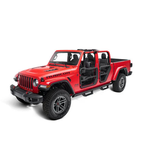 Rugged Ridge Fortis Tube Doors for 18-24 Jeep Wrangler JL & Gladiator JT