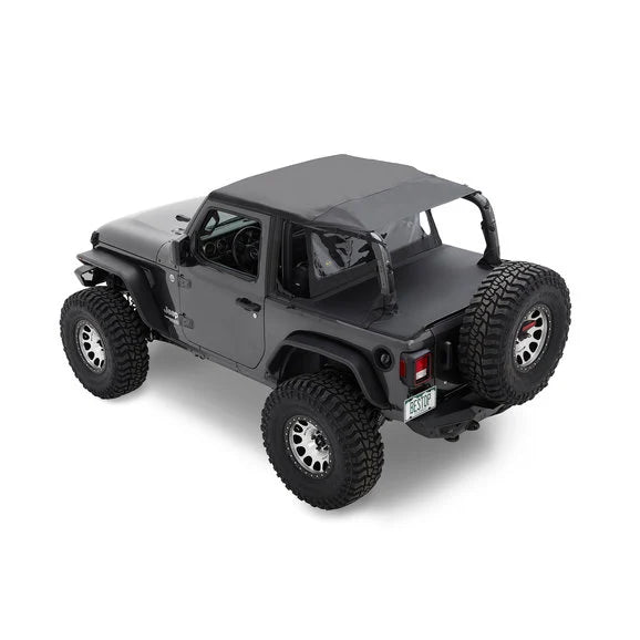 Bestop 90035-35 Duster Deck Cover in Black Diamond for 18-24 Jeep Wrangler JL 2-Door