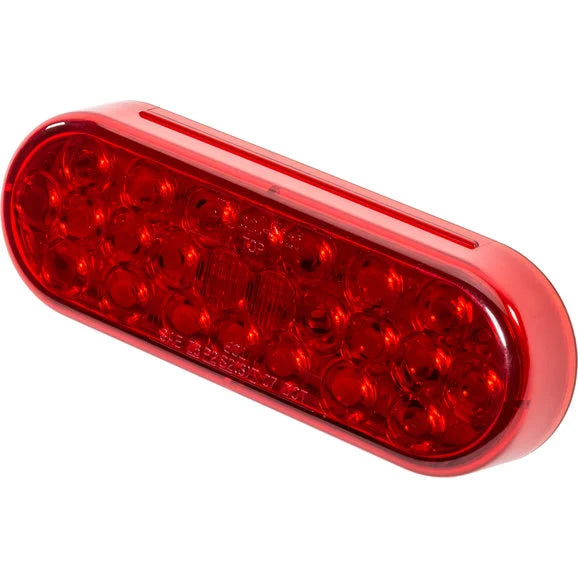 Load image into Gallery viewer, Truck-Lite 6050 Oval LED Stop / Turn / Tail Light in Red Lens Red Lamp 24 Diode Pattern
