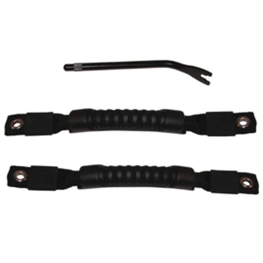 Rugged Ridge 11826.01 Custom Interior Door Pull Straps for 97-06 Jeep Wrangler TJ & Unlimited