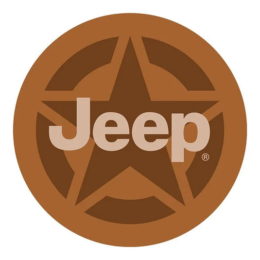 Jeep Merchandise 4" Jeep Logo Circle Jeep Sticker