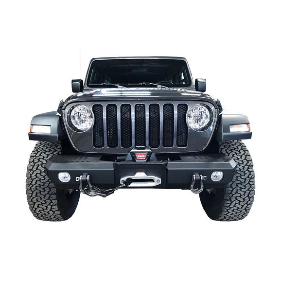 Warrior Products 6528 MOD Series Front Mid Width Bumper for 18-20 Jeep Wrangler JL & Gladiator JT