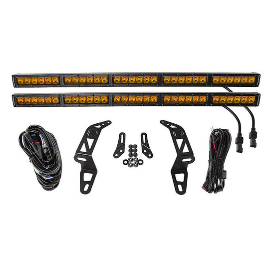 Diode Dynamics 30" Bumper LED Light Bar Kit for 18-24 Jeep Wrangler JL