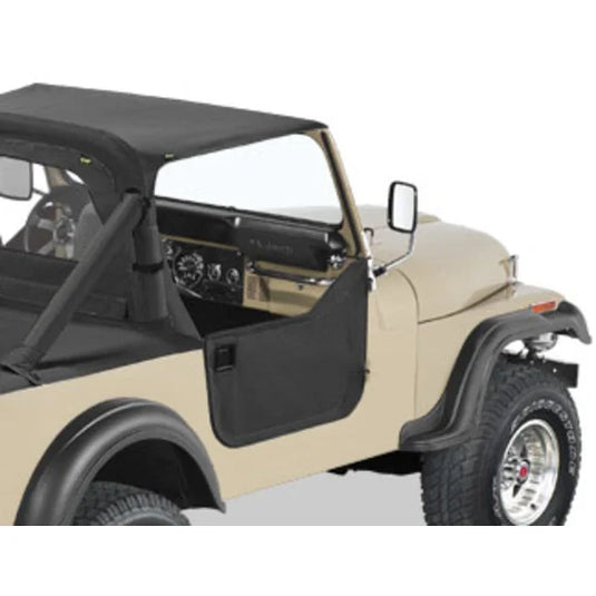 Bestop Soft Lower Half Doors for 87-95 Jeep Wrangler YJ