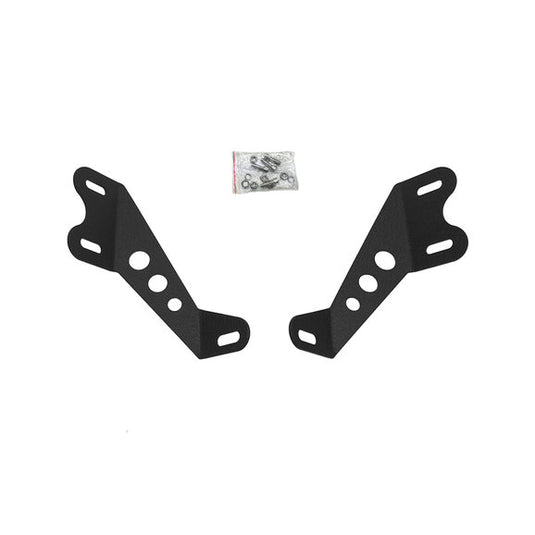 Quake LED Hood Light Bar Brackets for 07-18 Jeep Wrangler JK