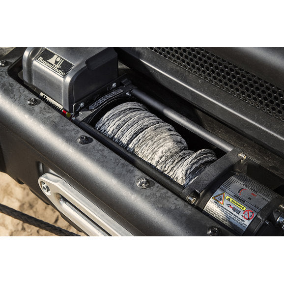 Load image into Gallery viewer, Rugged Ridge 15102.14 Synthetic Winch Rope 23/64&quot; x 100&#39; in Dark Gray
