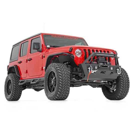 Rough Country 10597A Front Trail Bumper for 18-24 Jeep Wrangler JL & Gladiator JT