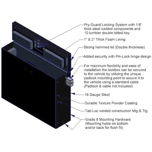 Load image into Gallery viewer, Tuffy Security Products Laptop Security Lock Box
