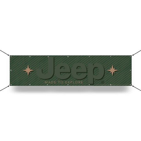 Load image into Gallery viewer, Jeep Merchandise Jeep Logo Banner
