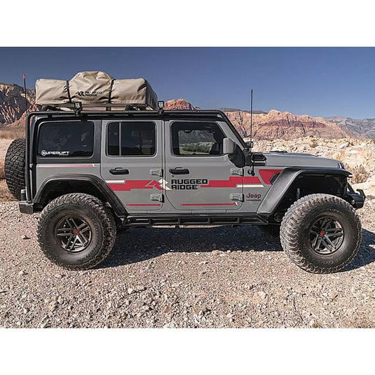 Rugged Ridge 11703.23 Sherpa Roof Rack System for 18-24 Jeep Wrangler JL Unlimited