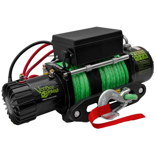 VooDoo Offroad P000026 Summoner 9500lb Winch with 85' Synthetic Rope