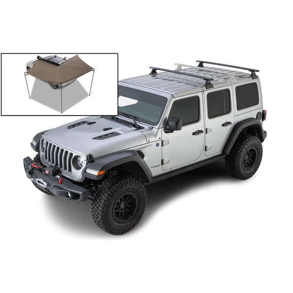 Load image into Gallery viewer, Rhino-Rack Vortex 2-Bar Backbone Roof Rack with Quick Mount Legs for 18-24 Jeep Wrangler JL Unlimited with Hardtop
