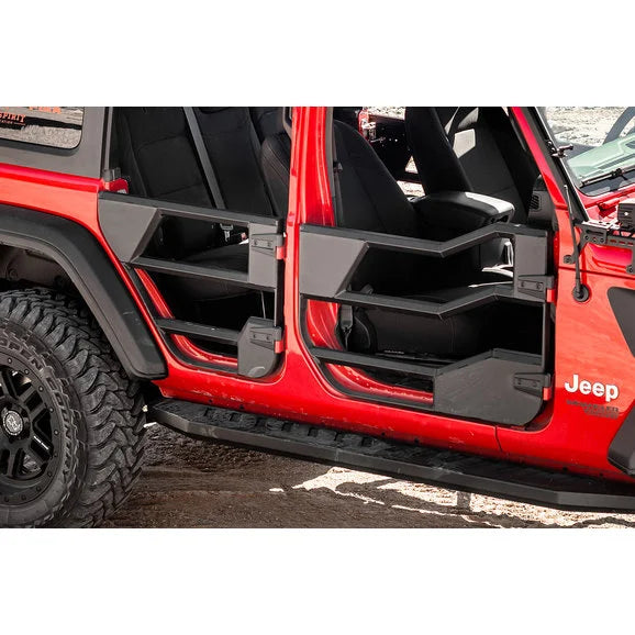 Dee Zee DZ4454JL Front & Rear Tube Doors for 18-20 Jeep Wrangler JL Unlimited & Gladiator JT