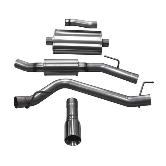 Corsa Performance Axle Back Exhaust System for 20-24 Gladiator JT with 3.6L