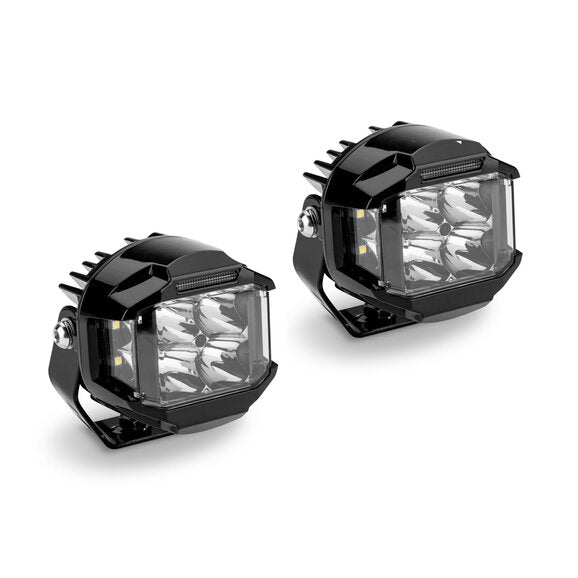 Load image into Gallery viewer, Quadratec STEALTH LED Auxillary Radius Cube Lights
