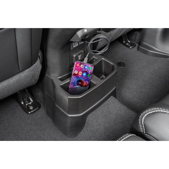 Load image into Gallery viewer, TACTIK 14125 3031 Rear Console Tray for 18-23 Jeep Wrangler JL with Factory Leather Seats
