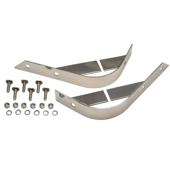 Kentrol Stainless Steel Rear Body Corners for 55-86 Jeep CJ5, CJ6, CJ7 & CJ8 Scrambler