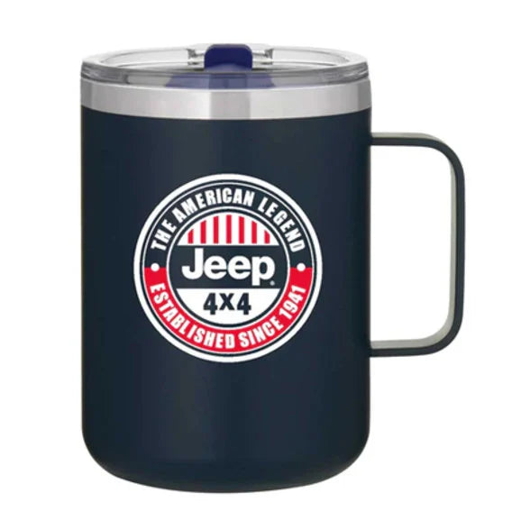 Load image into Gallery viewer, Jeep Merchandise Jeep American Legend Powder Coated Camper Mug-16oz
