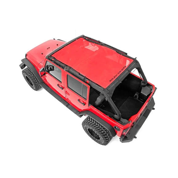 Load image into Gallery viewer, Rough Country Mesh Bimini Top Plus for 07-18 Jeep Wrangler JK Unlimited
