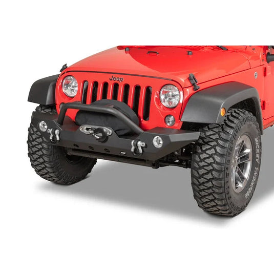 TACTIK HD Front Bumper with Hoop for 07-18 Jeep Wrangler JK