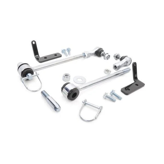 Rough Country Front Sway Bar Quick Disconnects for 07-18 Jeep Wrangler JK