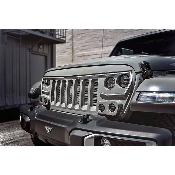 Load image into Gallery viewer, Oracle Lighting 5837-PRO VECTOR PRO-Series Full LED Grille for 18-21 Jeep Wrangler JL &amp; Gladiator JT
