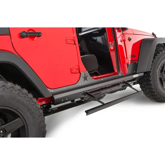 Load image into Gallery viewer, Rock Slide Engineering BD-SS-300-JK4 Gen III Step Sliders for 07-18 Jeep Wrangler JK Unlimited 4-Door
