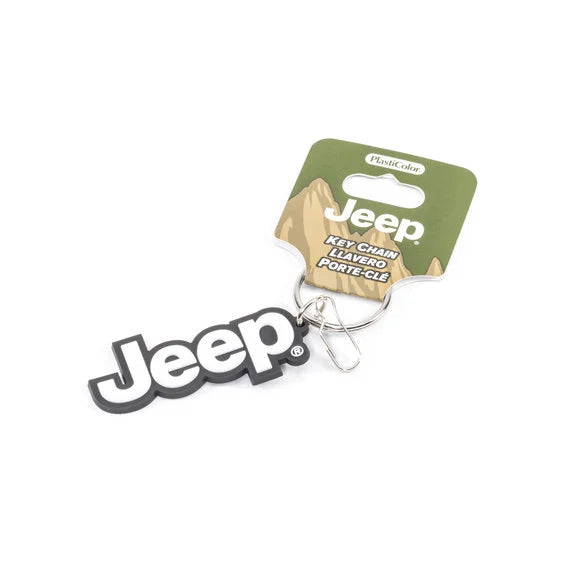 Load image into Gallery viewer, Plasticolor 004474R01 Jeep Logo PVC Keychain
