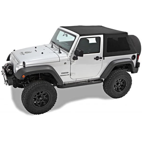 Bestop 59722-17 Trektop NX Twill Replace-a-top Soft Top for 07-18 Jeep Wrangler JK 2 Door with Trektop NX