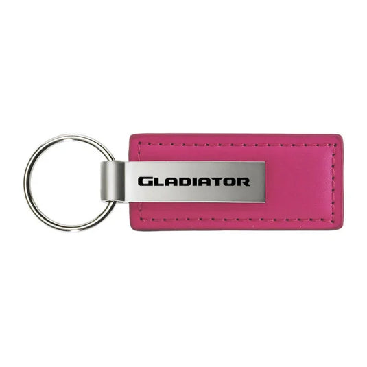 Automotive Gold Leather Gladiator Keychain