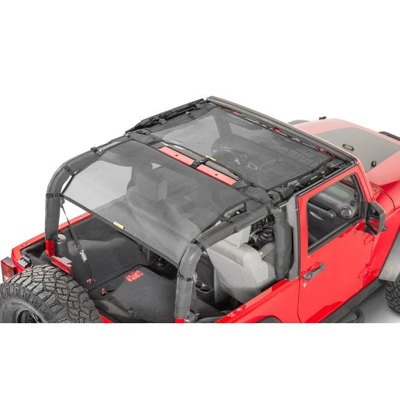 Load image into Gallery viewer, Dirtydog 4X4 Front &amp; Rear Sun Screen for 07-18 Jeep Wrangler JK 2 Door
