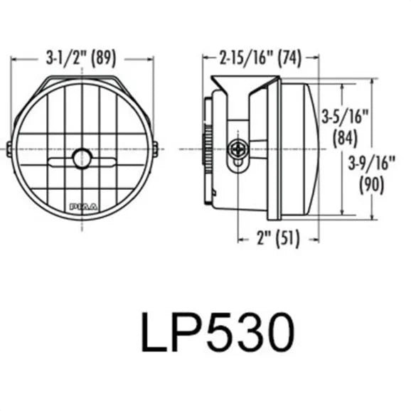 Load image into Gallery viewer, PIAA LP530 Series SAE 3.5&quot; LED Lamp Kit
