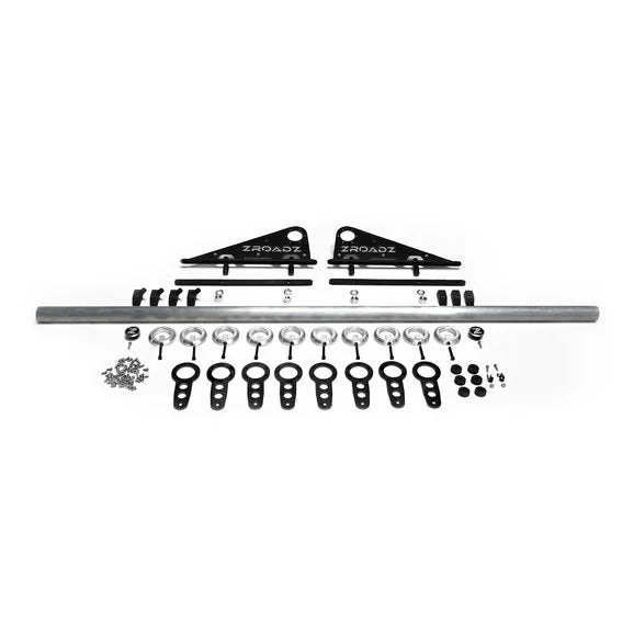 Load image into Gallery viewer, ZROADZ Z350050-JK-KIT-A Modular Roof Multi Mount with (1) 40&quot; LED Light Bar, (1) 30&quot; Bar, &amp; (2) 3&quot; Pod LED Lights for 18-24 Jeep Wrangler JL
