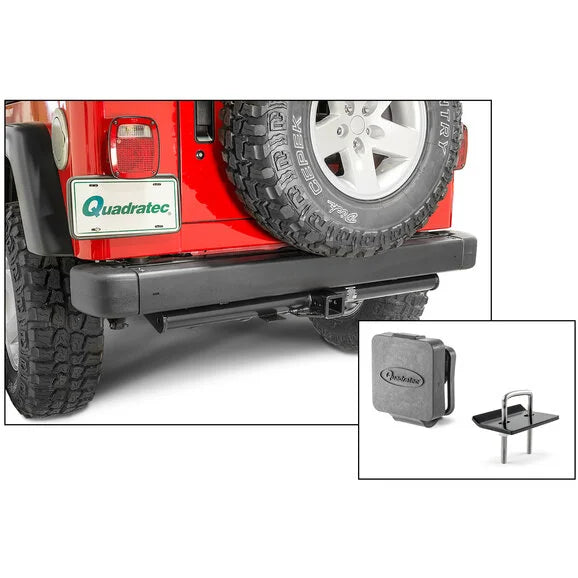 Load image into Gallery viewer, Quadratec Premium 2&quot; Receiver Hitch for 97-06 Jeep Wrangler TJ &amp; Unlimited
