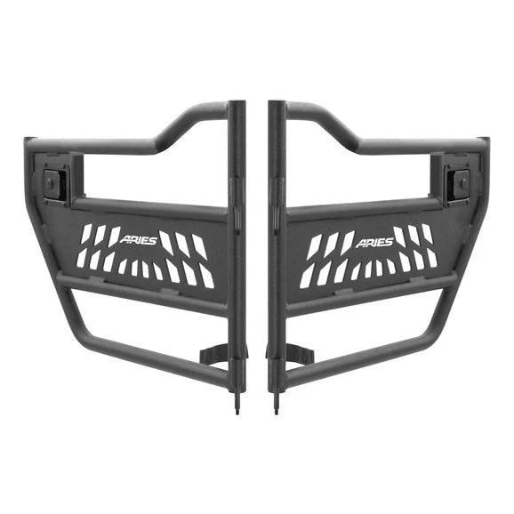 Load image into Gallery viewer, Aries 2500200 Rear Tube Doors for 18-24 Jeep Wrangler JL Unlimited &amp; Gladiator JT
