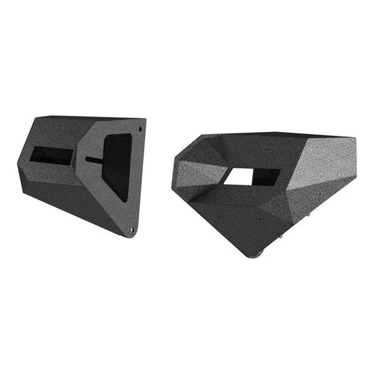 Aries TrailChaser Front Corners Guards with Turn Signal Cutouts for 18-24 Jeep Wrangler JL Unlimited & Gladiator JT