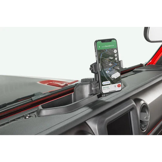 Rugged Ridge 13551.23 Dash Multi-Mount Phone Kit for 18-23 Jeep Wrangler JL & Gladiator JT