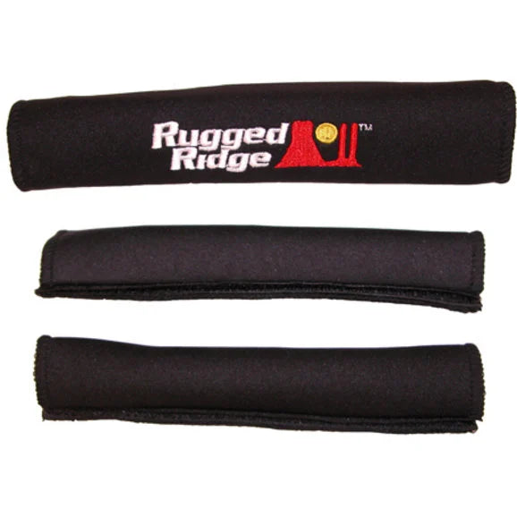 Rugged Ridge 13305.50 Grab Handle Cover Kit in Black for 87-95 Jeep Wrangler YJ