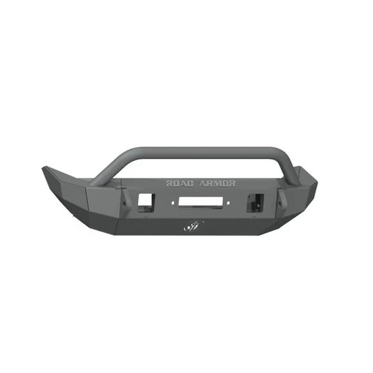 Road Armor Stealth Mid Width Front Winch Bumper for 18-24 Jeep Wrangler JL & Gladiator JT