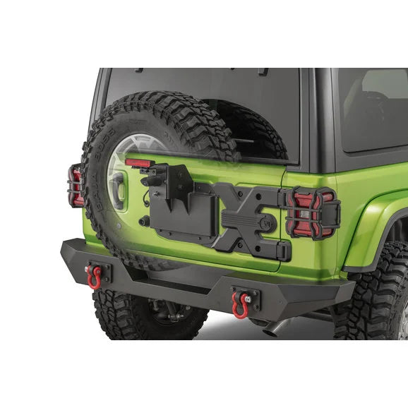 Load image into Gallery viewer, Rugged Ridge 11546.55 Spartacus HD Tire Carrier Kit for 18-24 Jeep Wrangler JL
