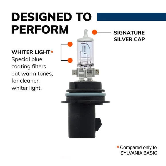 Load image into Gallery viewer, Sylvania 9007ST.BP2 #9007 SilverStar Halogen Headlight Bulb 2 Pack
