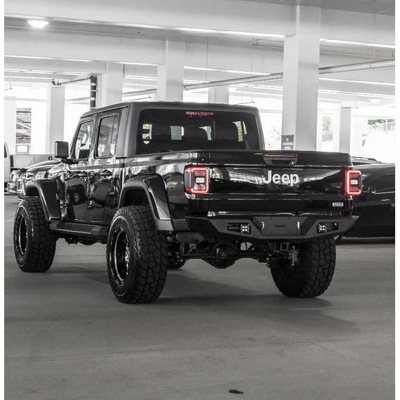 Load image into Gallery viewer, Road Armor 5203XR0B Spartan Full Width Rear Bumper for 2020 Jeep Gladiator JT
