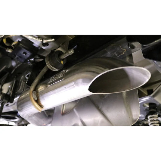 Corsa Performance Axle Back Exhaust System for 20-24 Gladiator JT with 3.6L