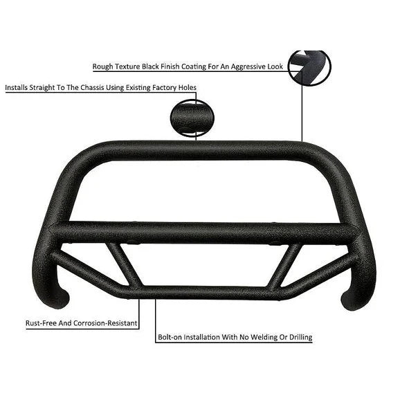 Load image into Gallery viewer, Black Horse Off Road MBT-MJ105 Max T Bull Bar for 18-24 Jeep Wrangler JL &amp; Gladiator JT
